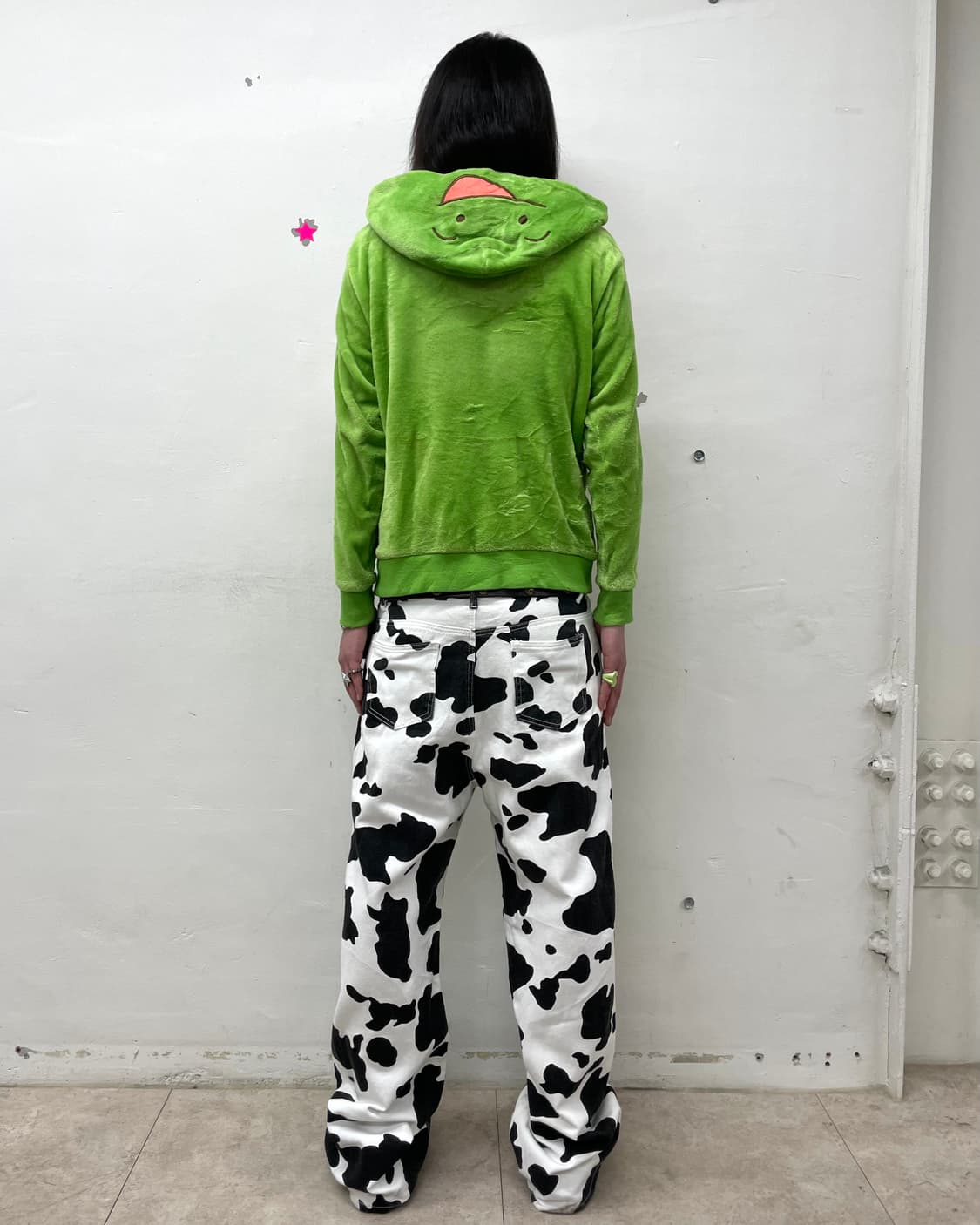 Turtle Fur Green Hood Zip-Up 상품이미지4