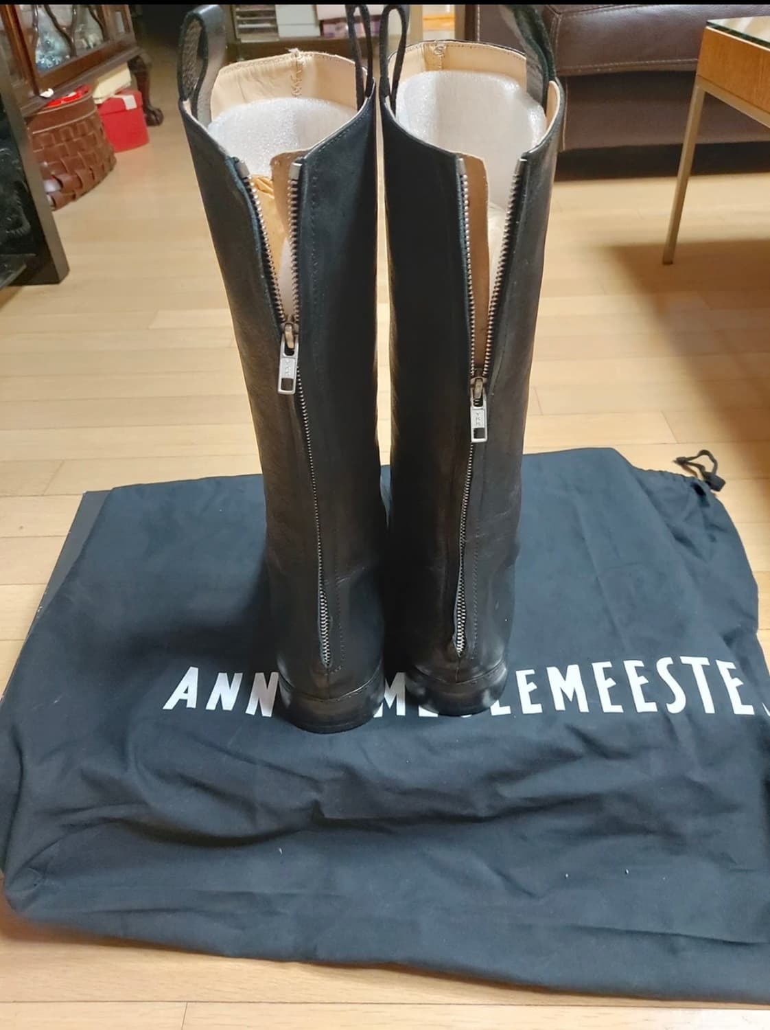 (42) 앤 드뮐미스터 23fw 백지퍼 롱부츠  상품이미지3