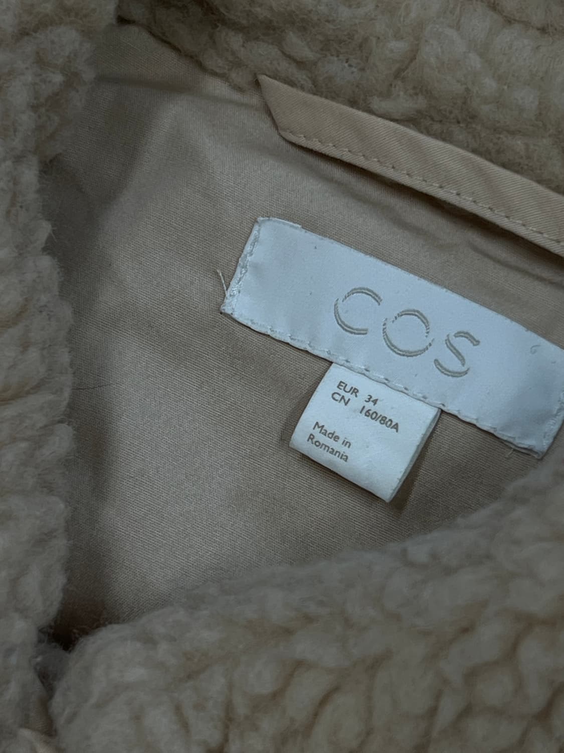 코스 울혼방 양털 뽀글이 후리스 자켓 상품이미지4