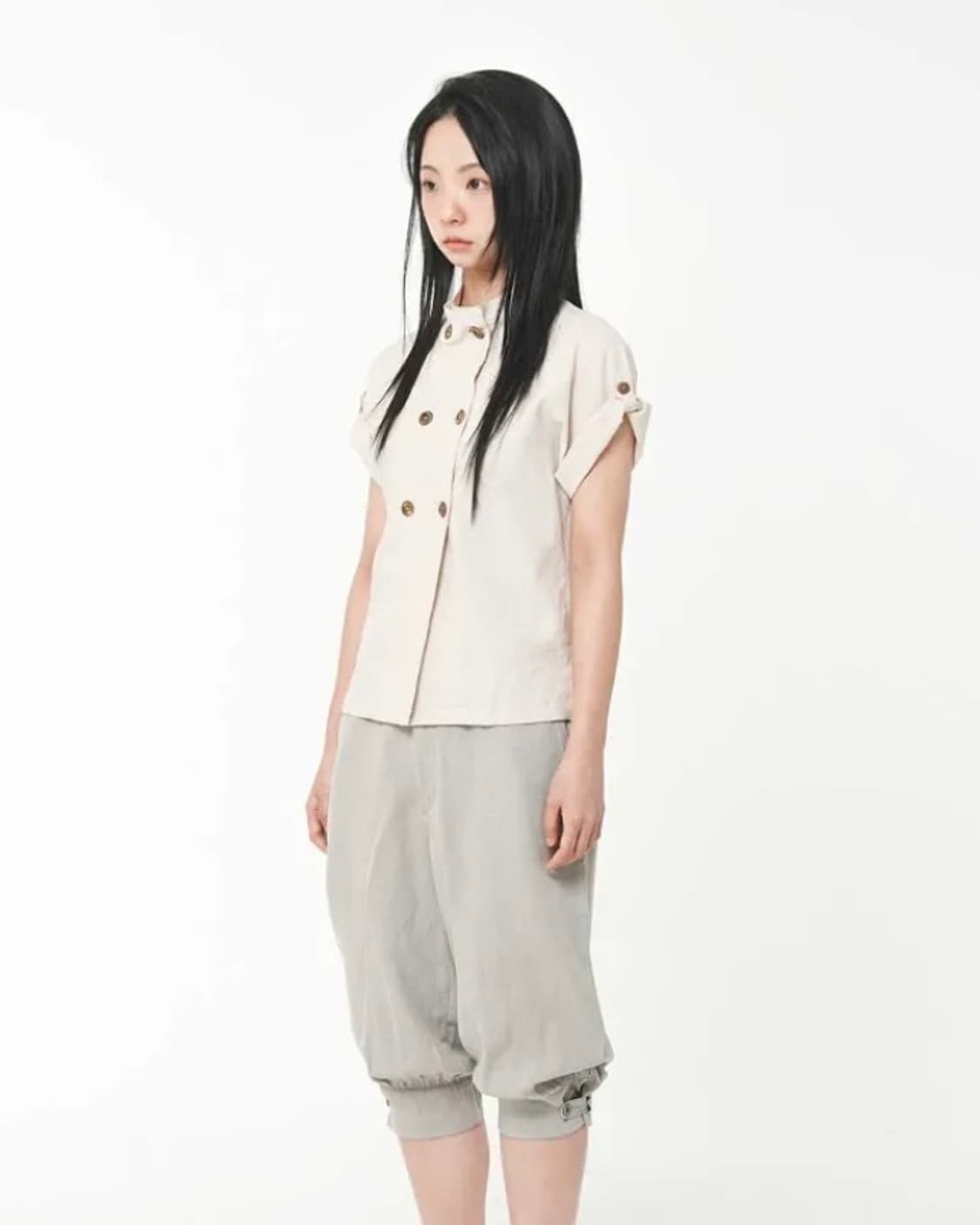 사파리스팟 1/2 double linen half shirt 린넨 셔츠 상품이미지3