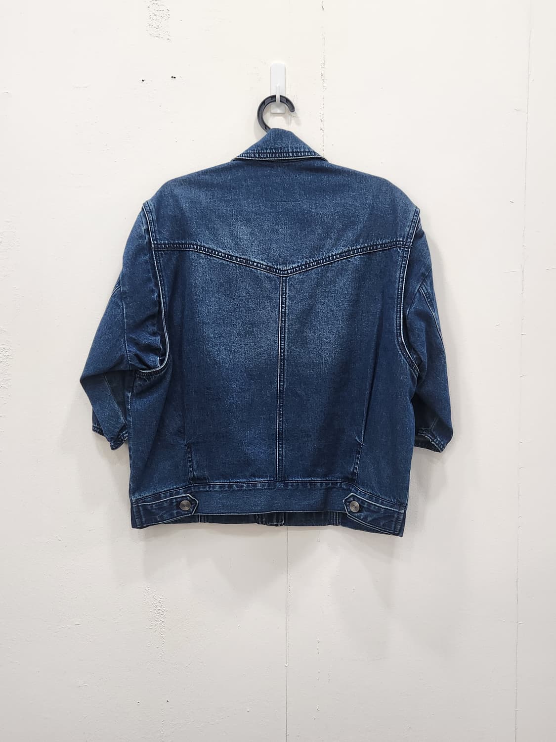 [55] 라삐아프 반팔 데님 자켓 루즈핏 청자켓 Lapiaf 상품이미지2