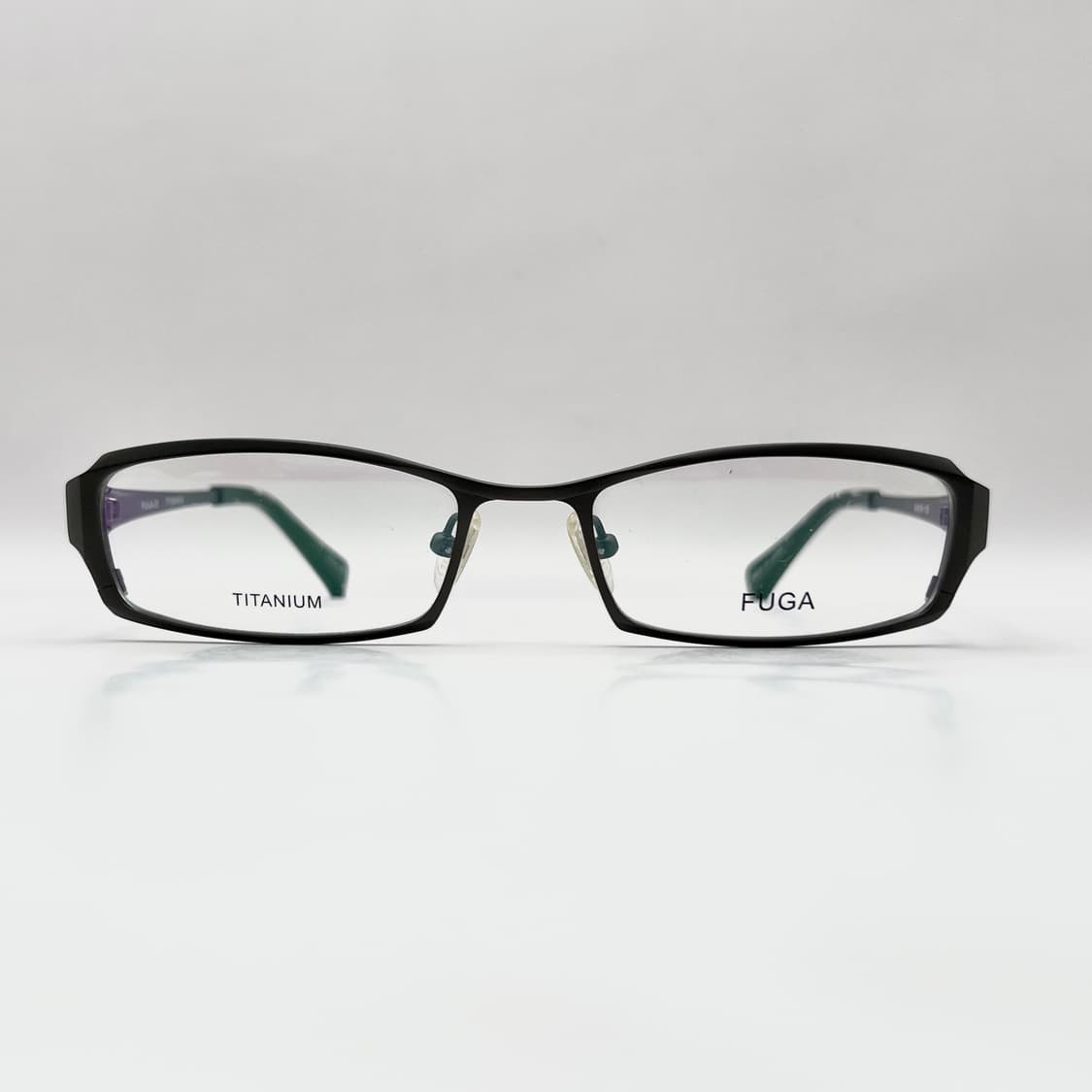 FUGA 일본 브랜드 스퀘어 메탈 금테 안경 상품이미지2