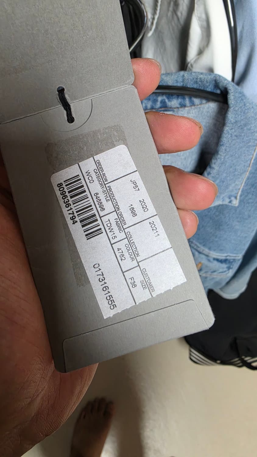 발렌시아가 청자켓 xl 상품이미지5