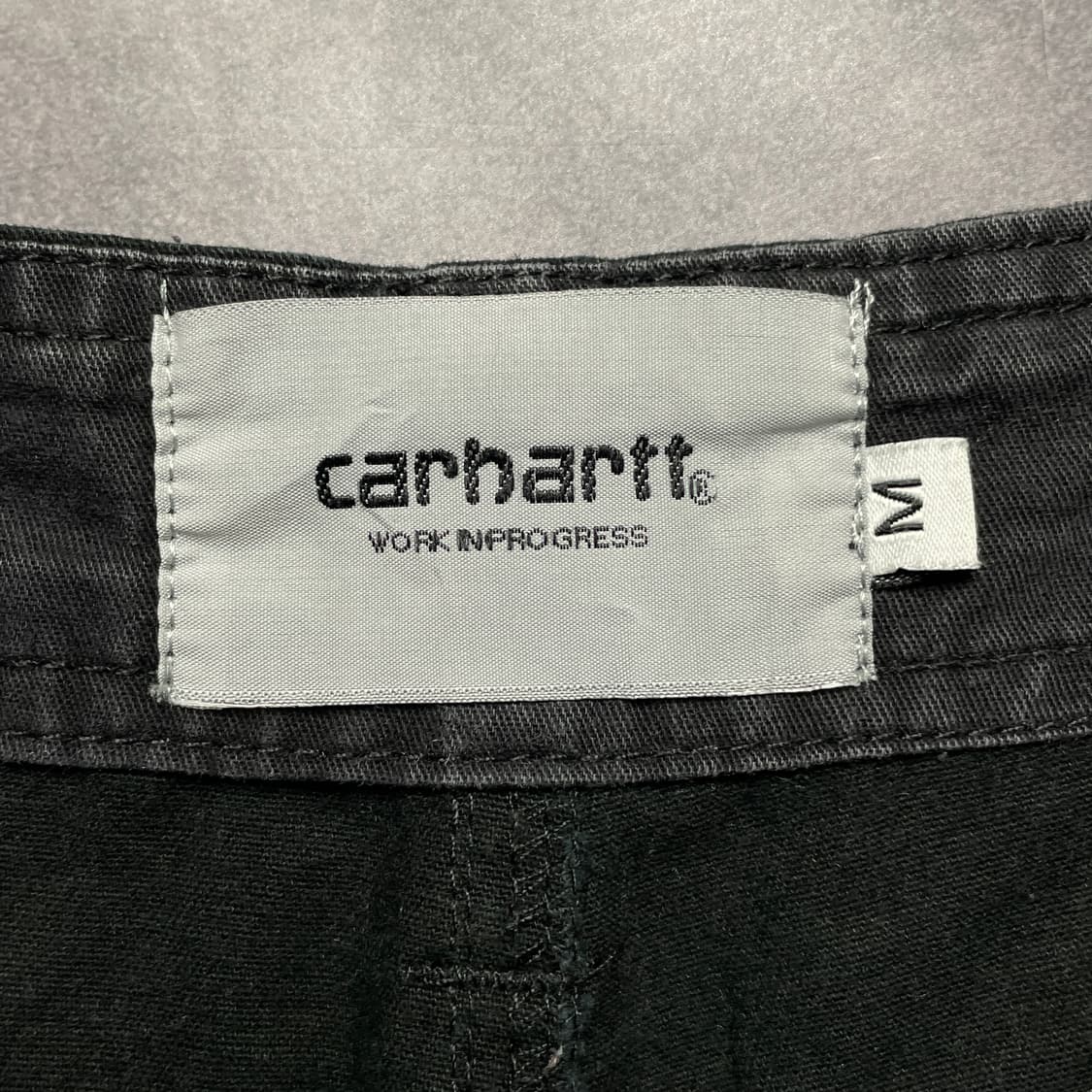 CARHARTT 칼하트 WIP 빈티지 블랙 카고 워크 팬츠 A00847 상품이미지9