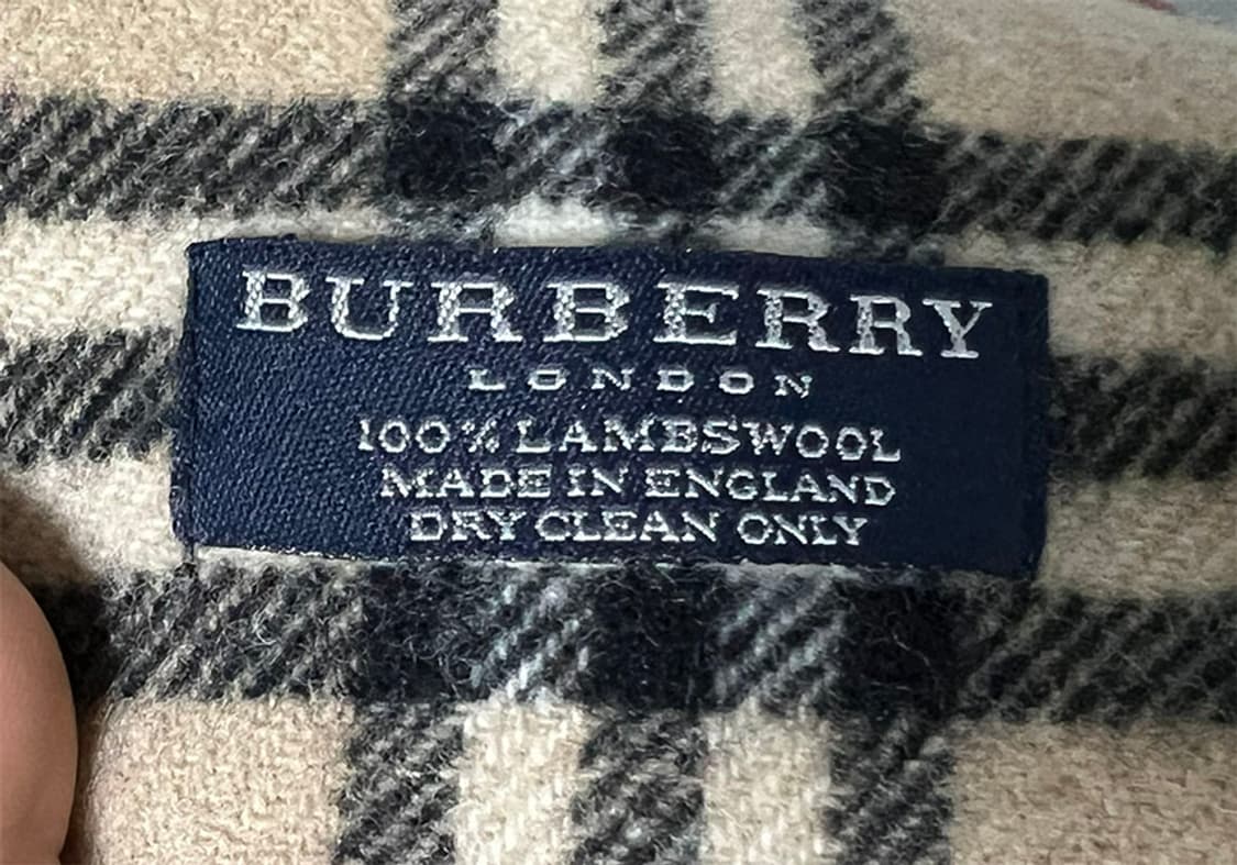 버버리 램스울 롱 목도리 머플러 체크 상태좋음 시그니쳐  상품이미지3