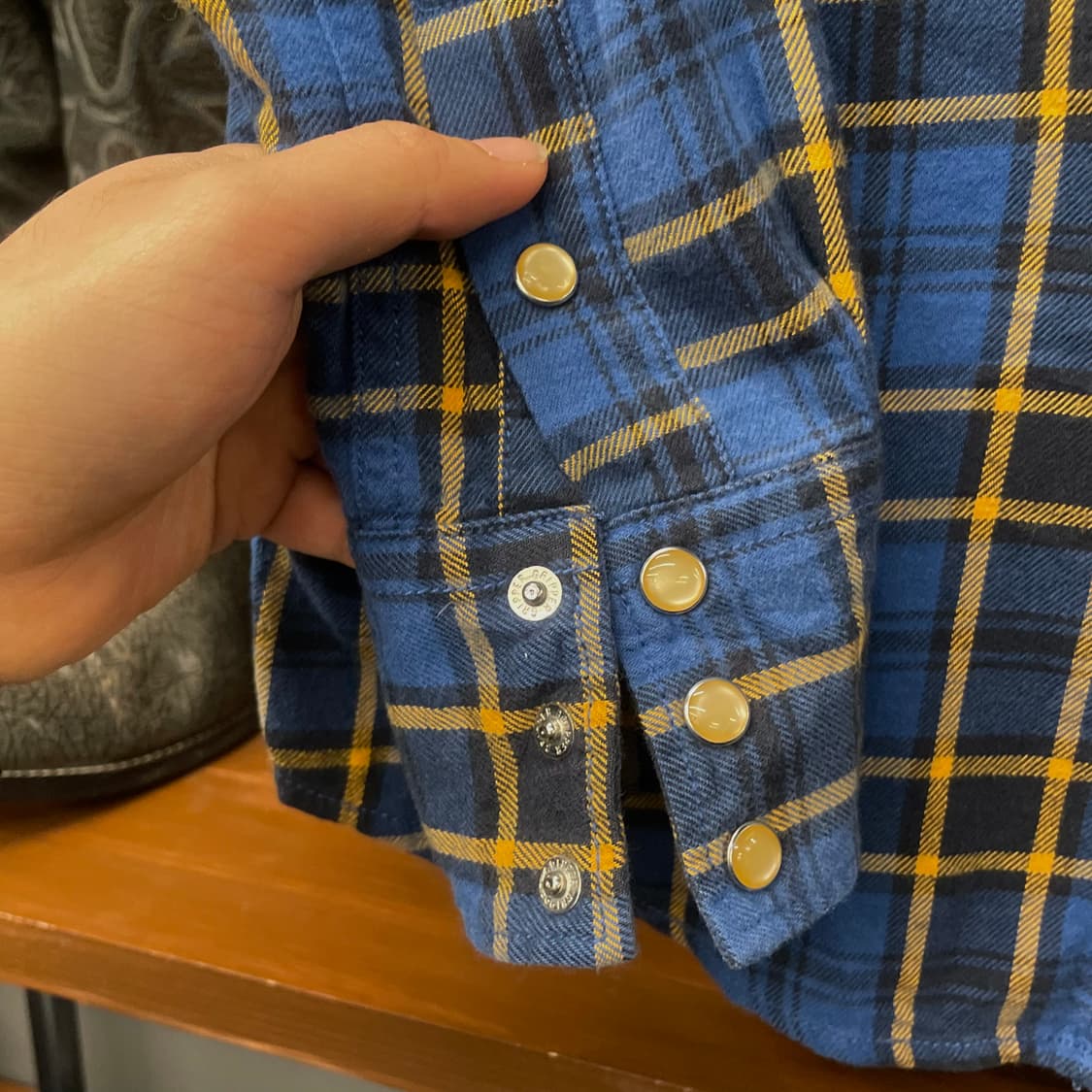 리바이스 레드탭 펄 스냅 체크 웨스턴 셔츠 N404 상품이미지6