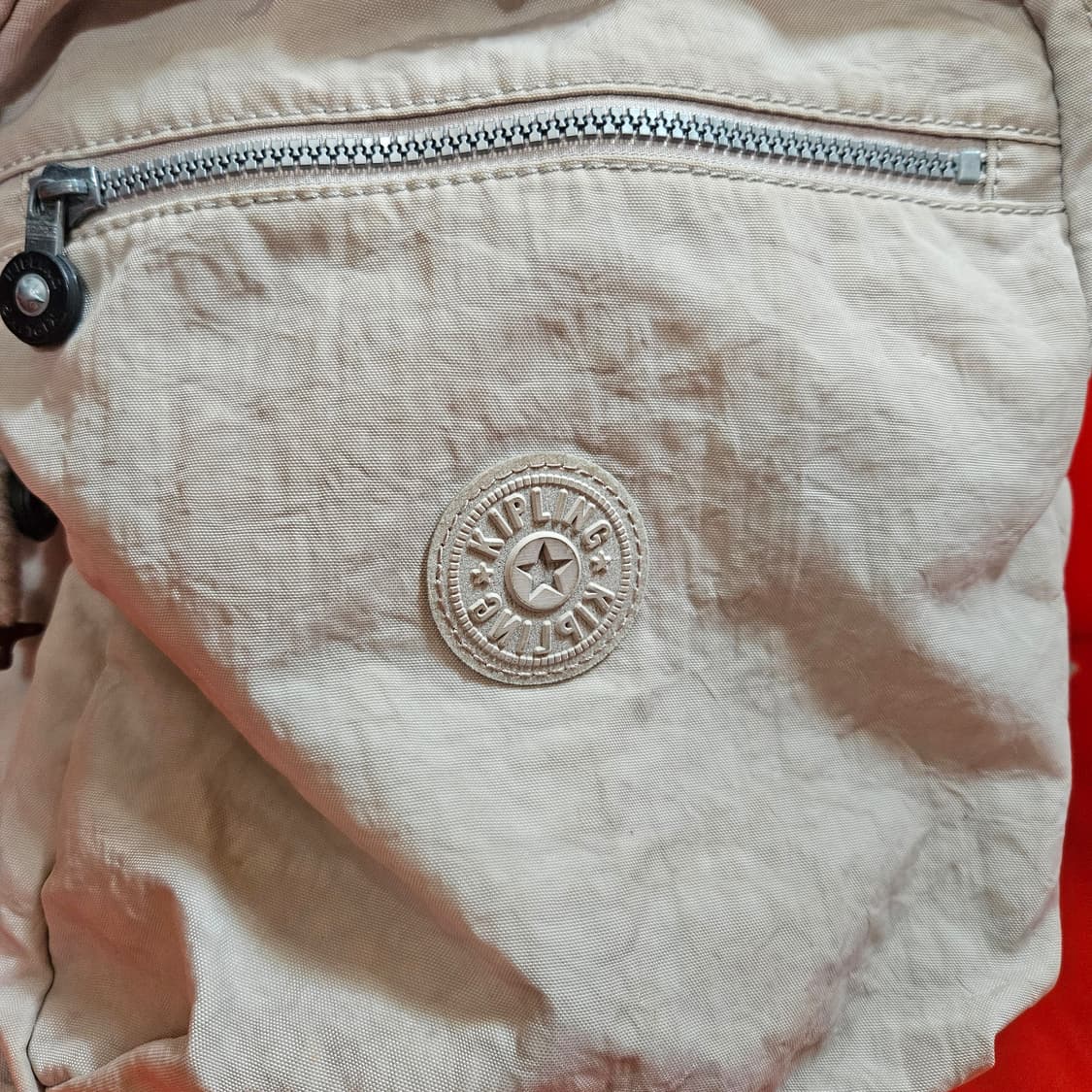 키플링 크림 아이보리 나일론 백팩  상품이미지3