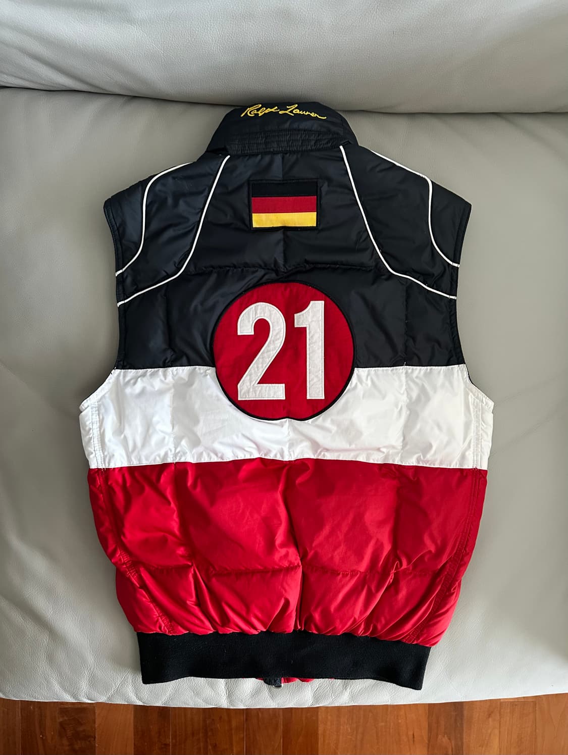 폴로 랄프로렌 빅포니 레이싱 패딩조끼 S 상품이미지3