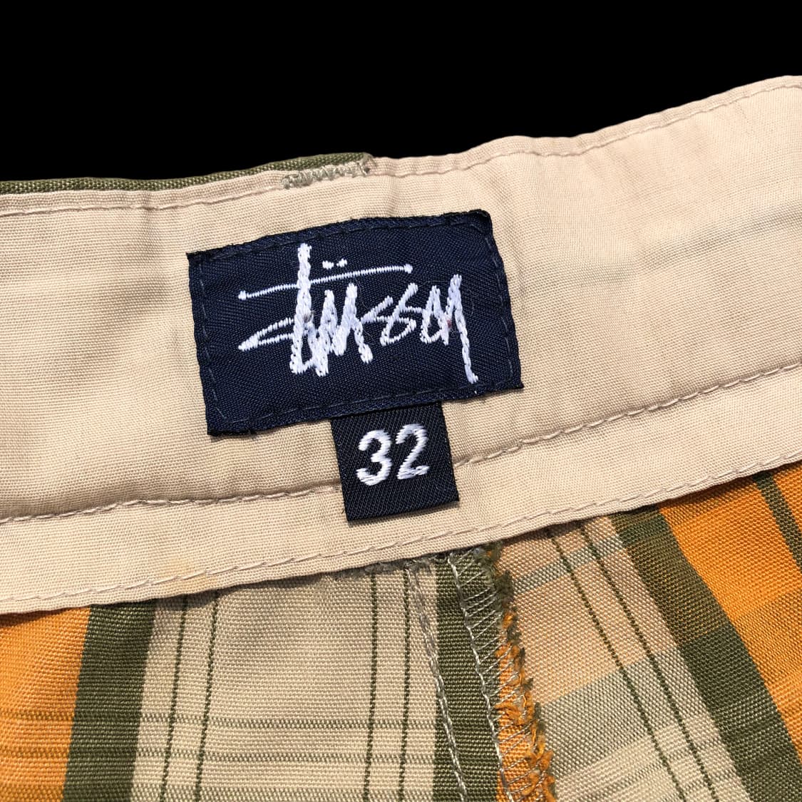 [32] Stussy 스투시 체크 5부 하프 팬츠 상품이미지7