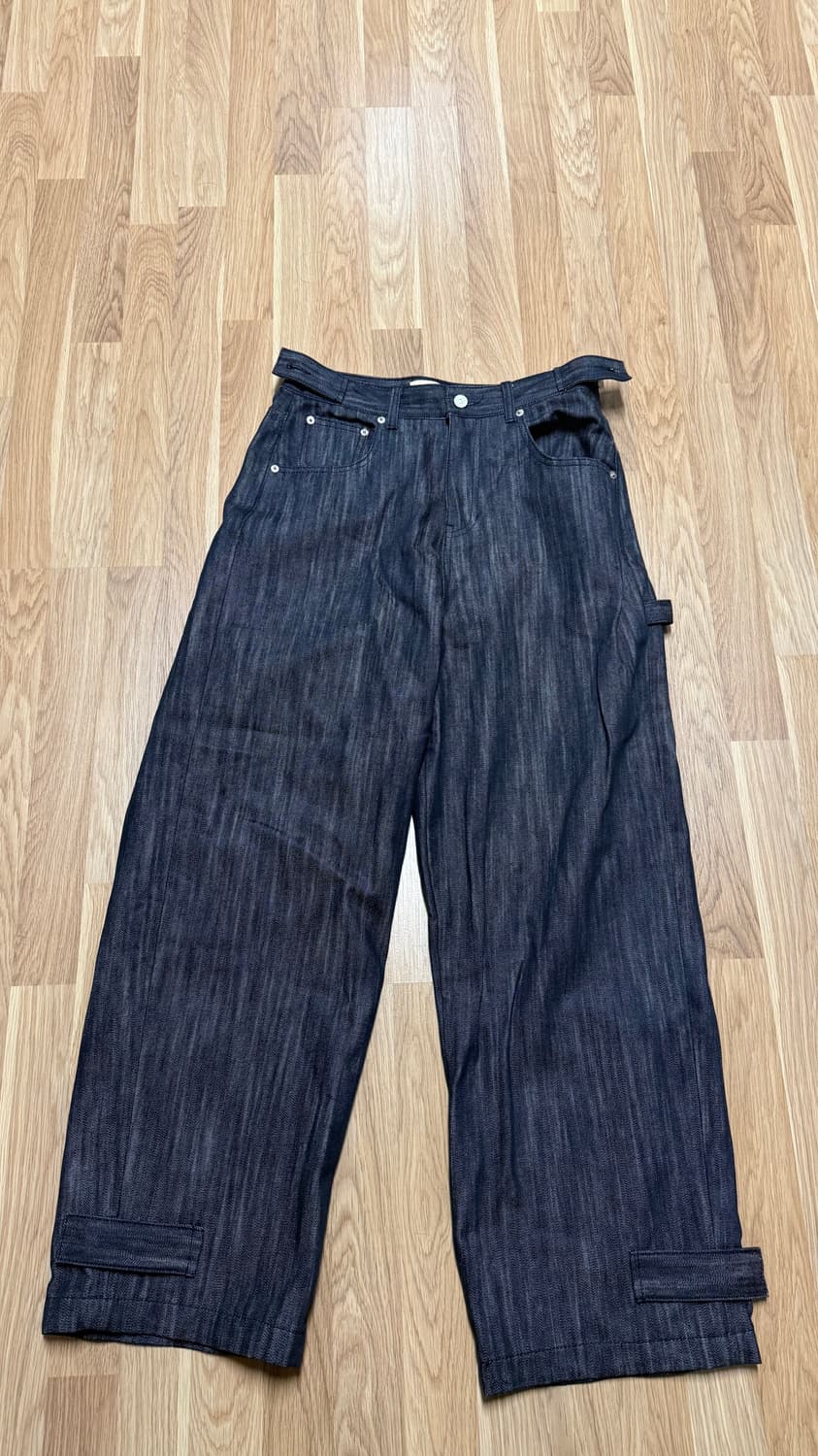 커브드 데님 팬츠 상품이미지1