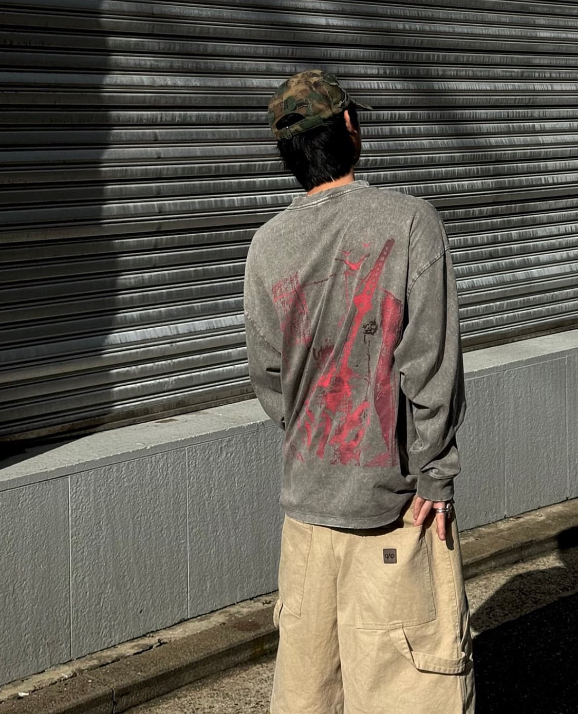 어웬드 참수 아사에몬 화이트 롱슬리브 1사이즈 상품이미지5