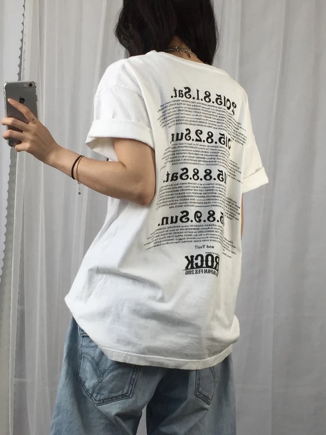 2015 Rock in Japan Floral Tee White 상품이미지2