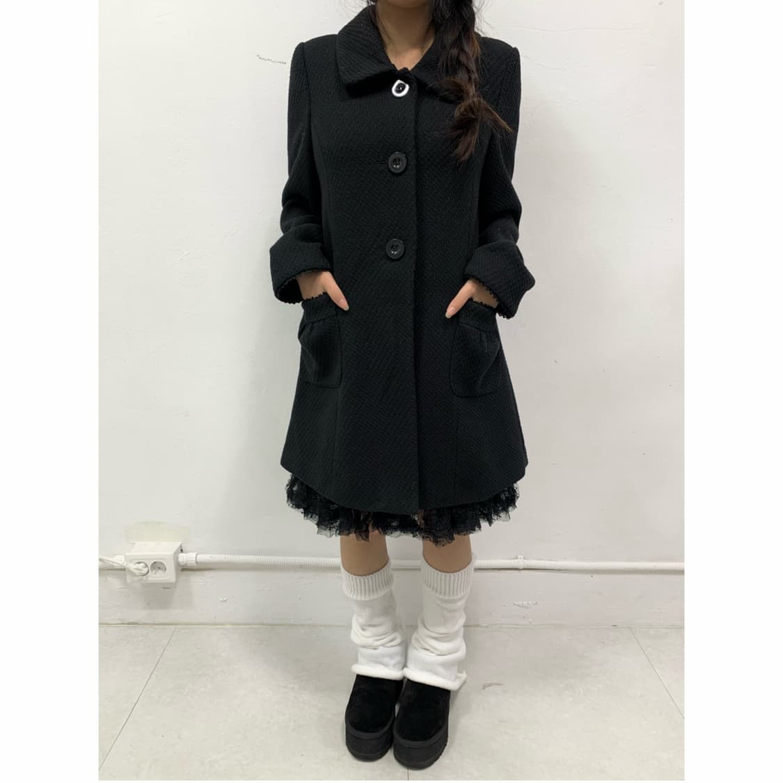 [AXES FEMME] 엑시즈팜 도쿄 걸 레이스 코트 상품이미지1