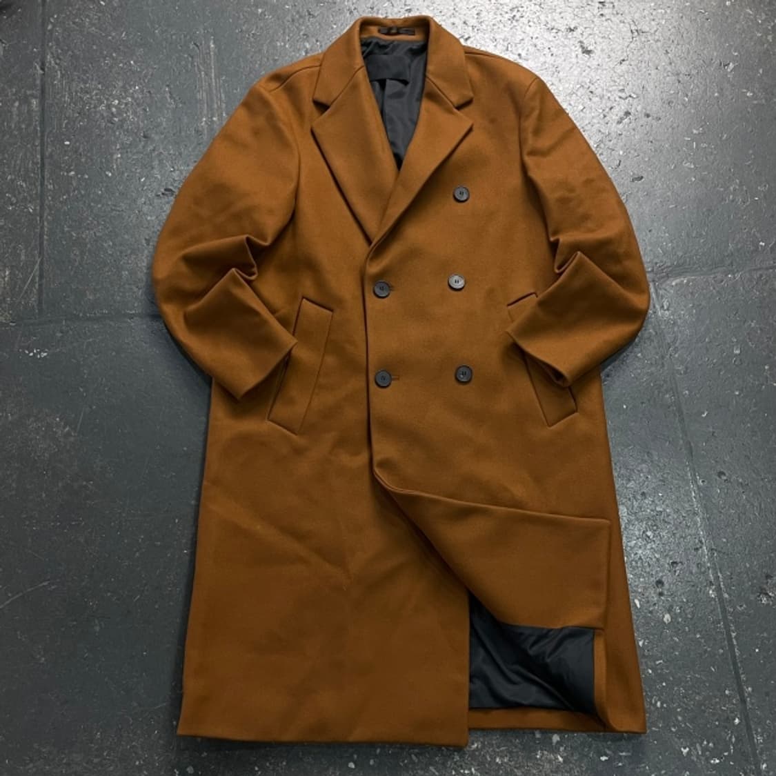 95 인사일런스 더블 브레스티드 캐시미어 롱코트  상품이미지1