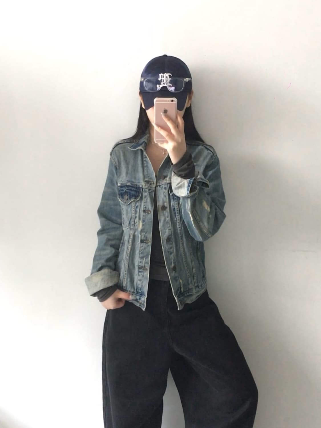 아베크롬비 데미지 워싱 데님자켓 상품이미지2