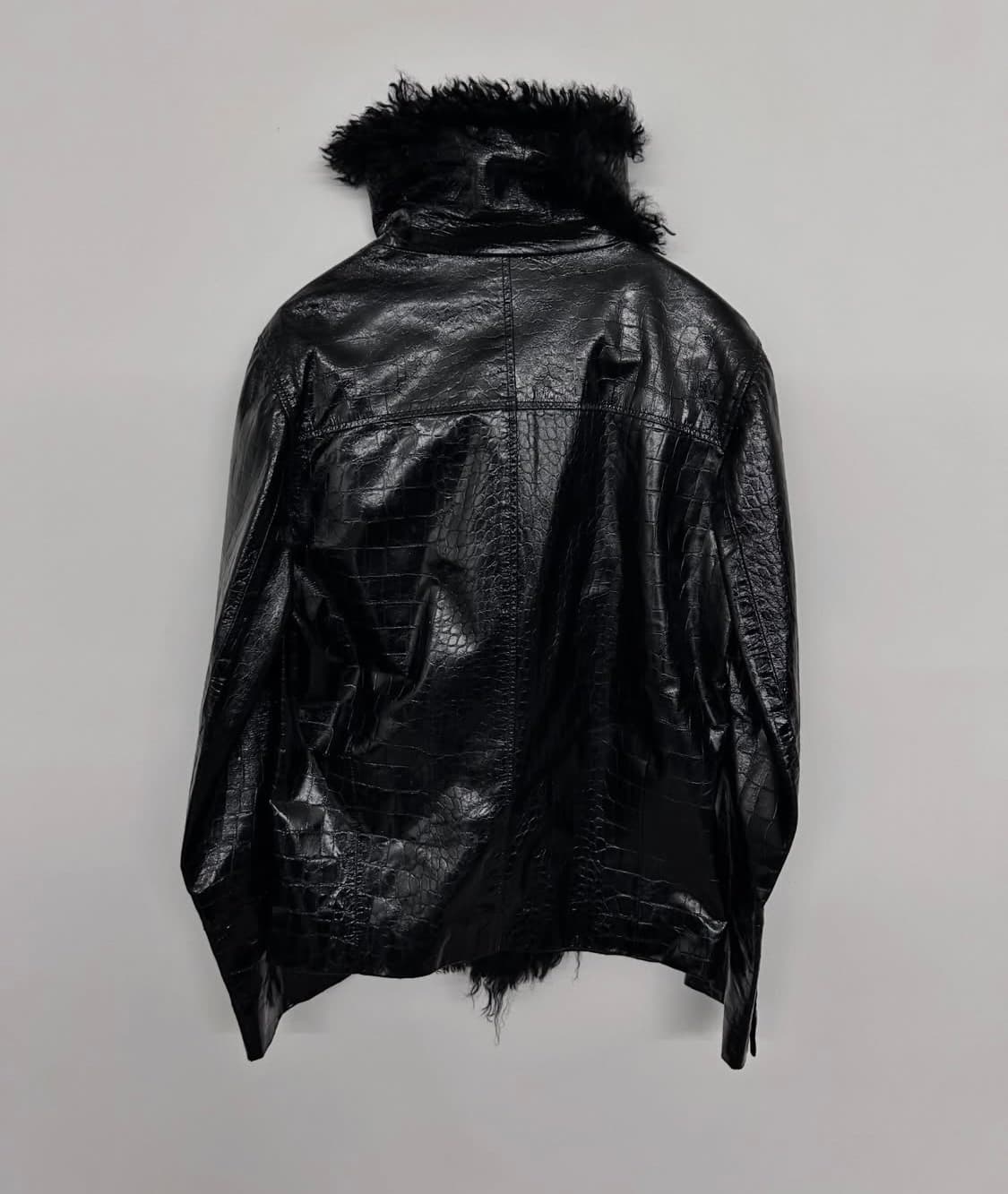 율리우스 릭오웬스 kmrii 사선 하이넥 비대칭 자켓 상품이미지8