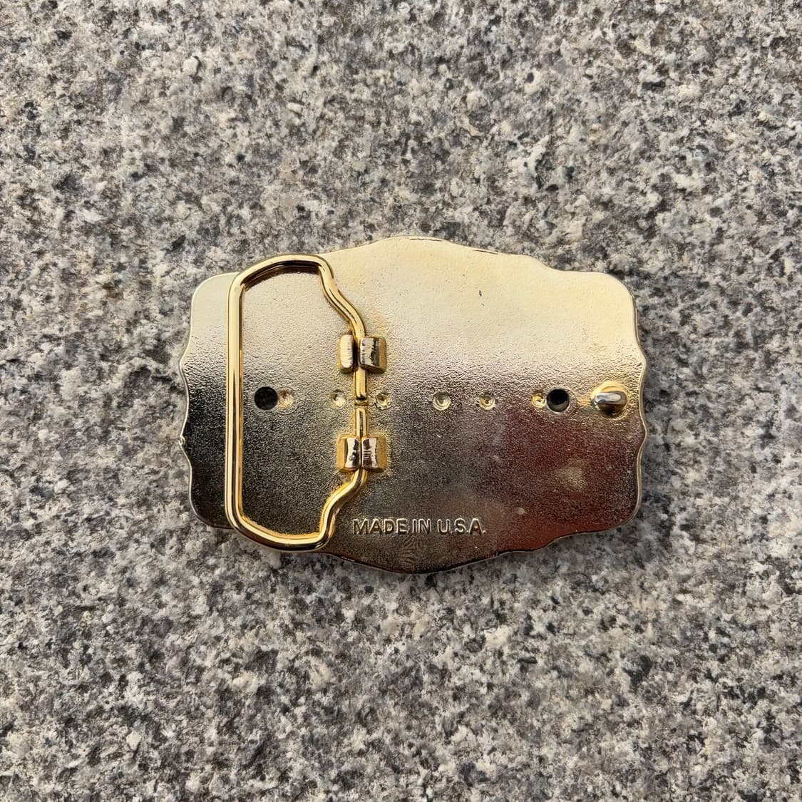 플로럴 엔그레이브 브라스 웨스턴 버클 (미국 생산) 상품이미지3