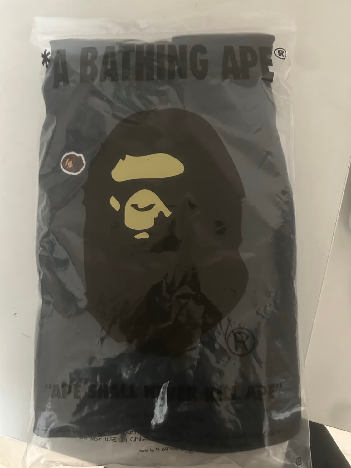 베이프 베이직 롱슬리브 긴팔티 M 새상품 상품이미지2