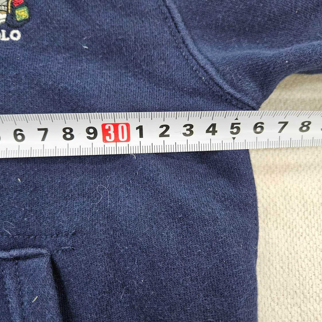 [4/4T] 폴로 랄프로렌 키즈 네이비 기모 후드 집업 0120Y2 상품이미지7