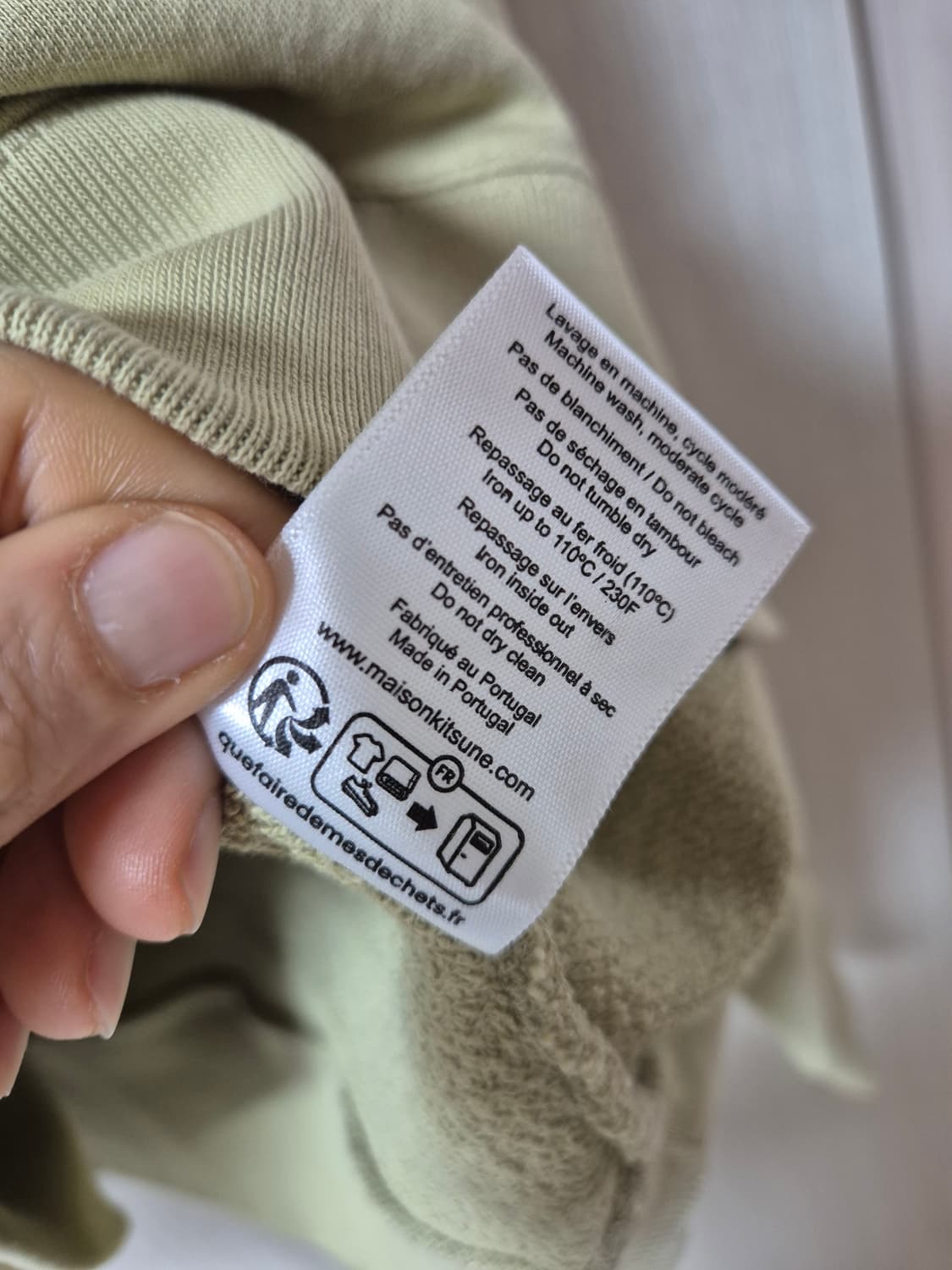 (정품) 메종키츠네 폭스 스웨트셔츠 오버사이즈 m 상품이미지8