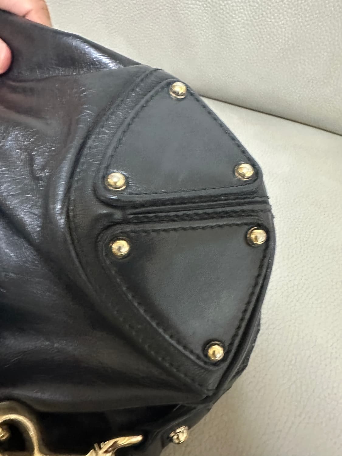 구찌 빈티지 파이톤 인디백 상품이미지8