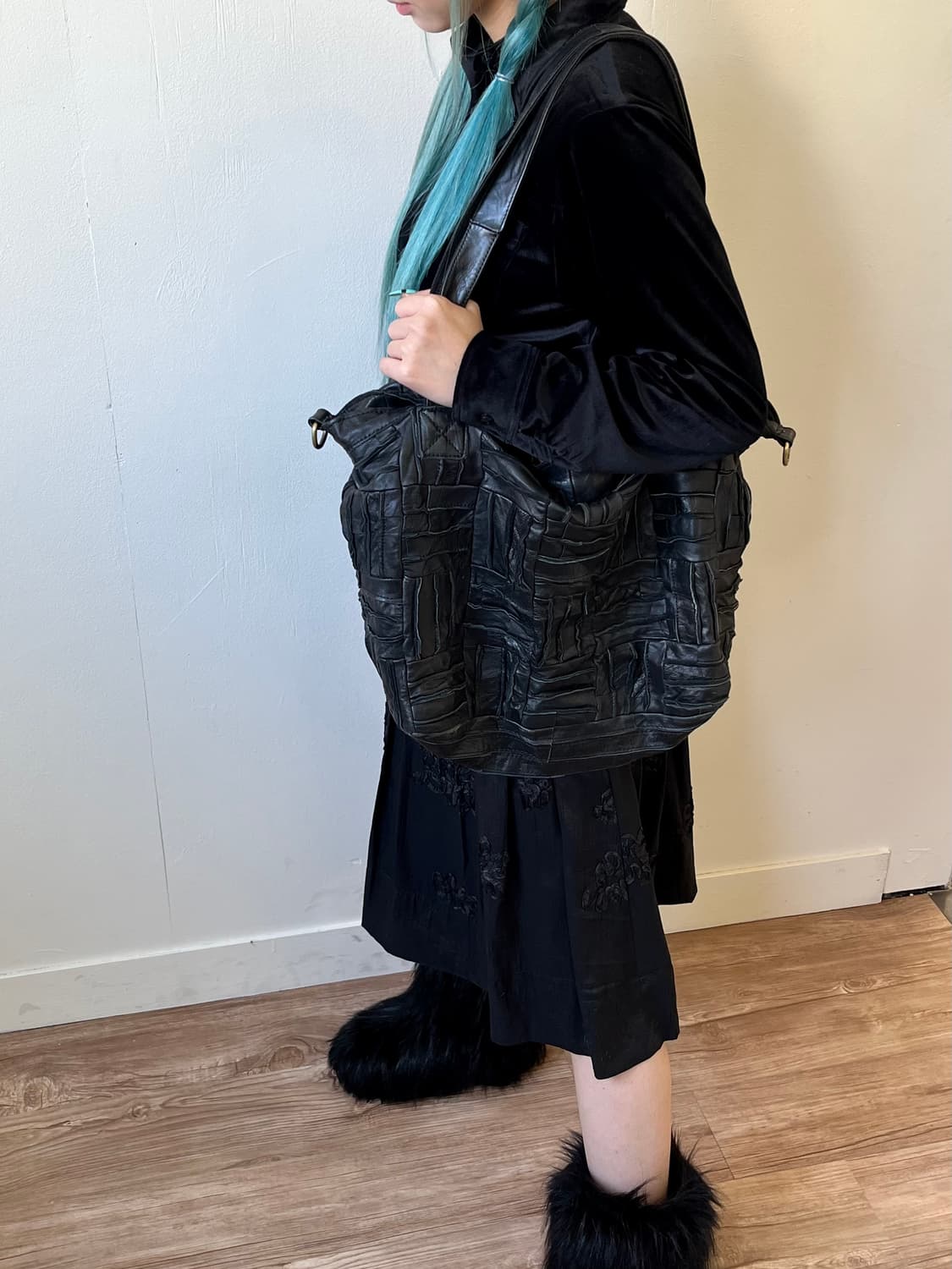 ROSE BUD 램스킨 숄더 백  상품이미지8