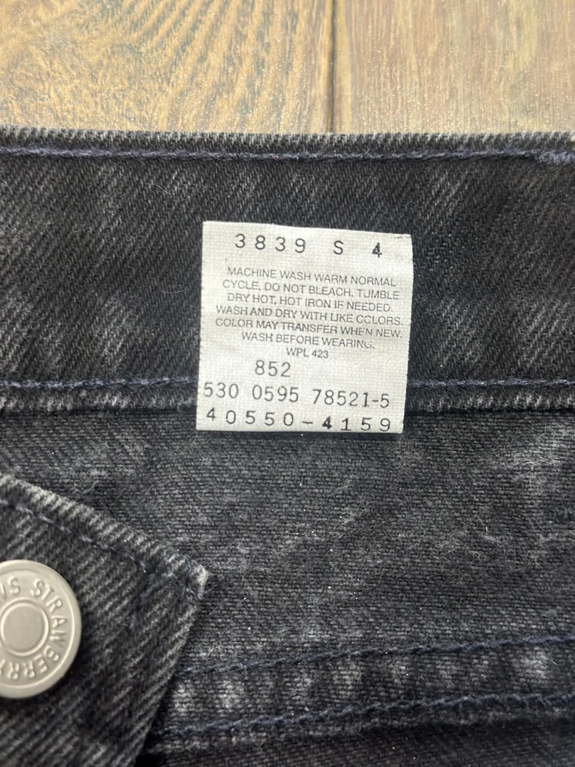 90s usa 리바이스 550. 블랙 오렌지탭 30 상품이미지5