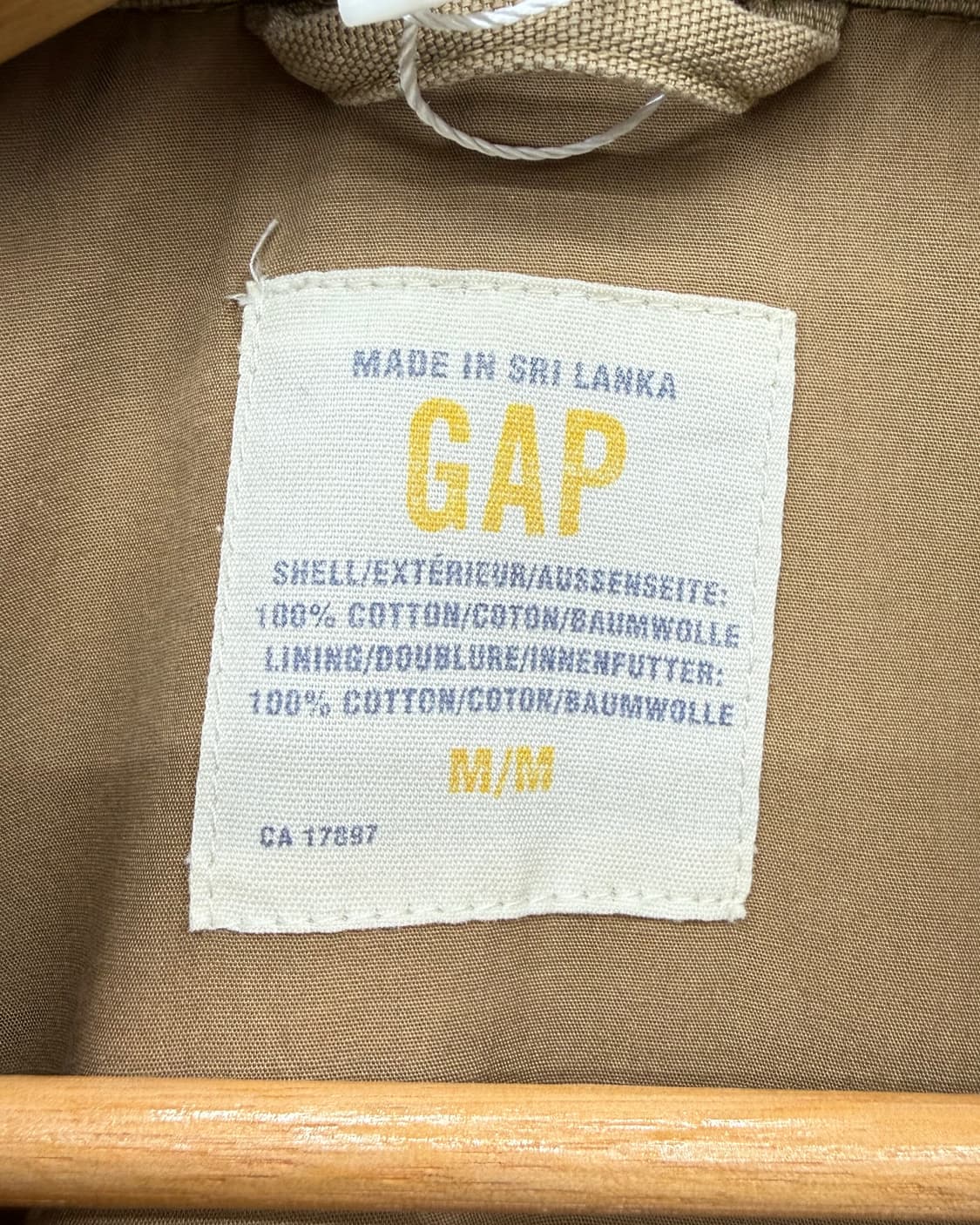 GAP 00s 베이지 원포켓 트러커 자켓 탄 베이지 상품이미지7