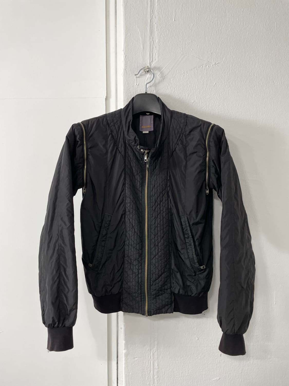 디젤 컨버터블 나일론 봄버 자켓 상품이미지1
