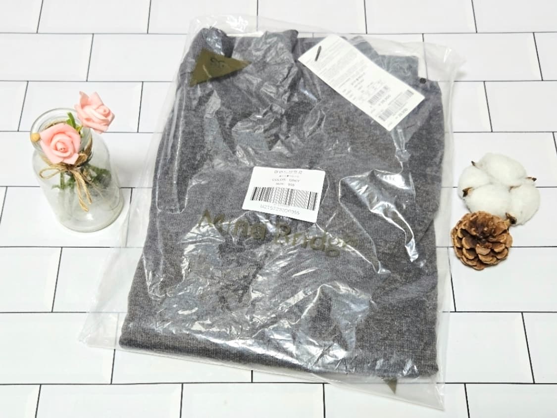 새제품 마인드브릿지 여성용 골지 터틀넥 티셔츠 55사이즈 상품이미지7