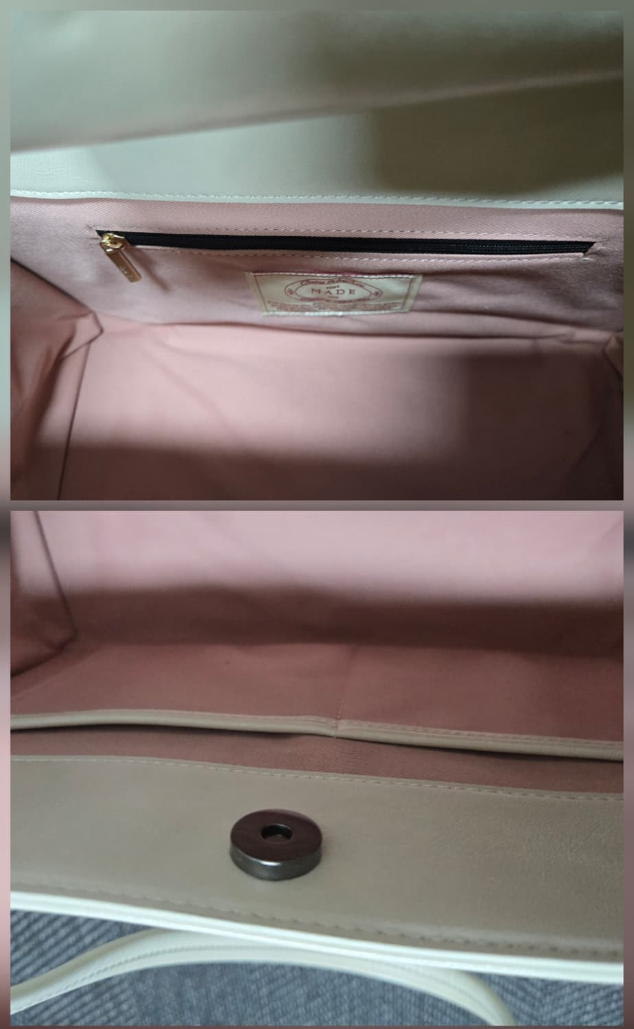 엠제이드 클래식 마틸다 L 아이보리 숄더백 상품이미지6