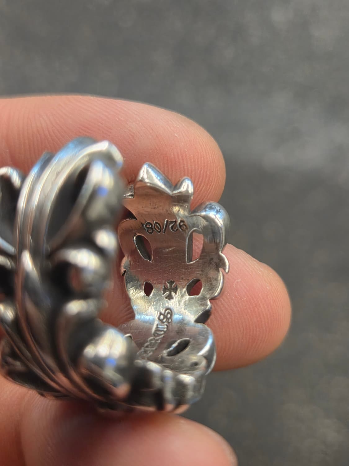 정품 크롬하츠 더블 플로랄링 상품이미지7