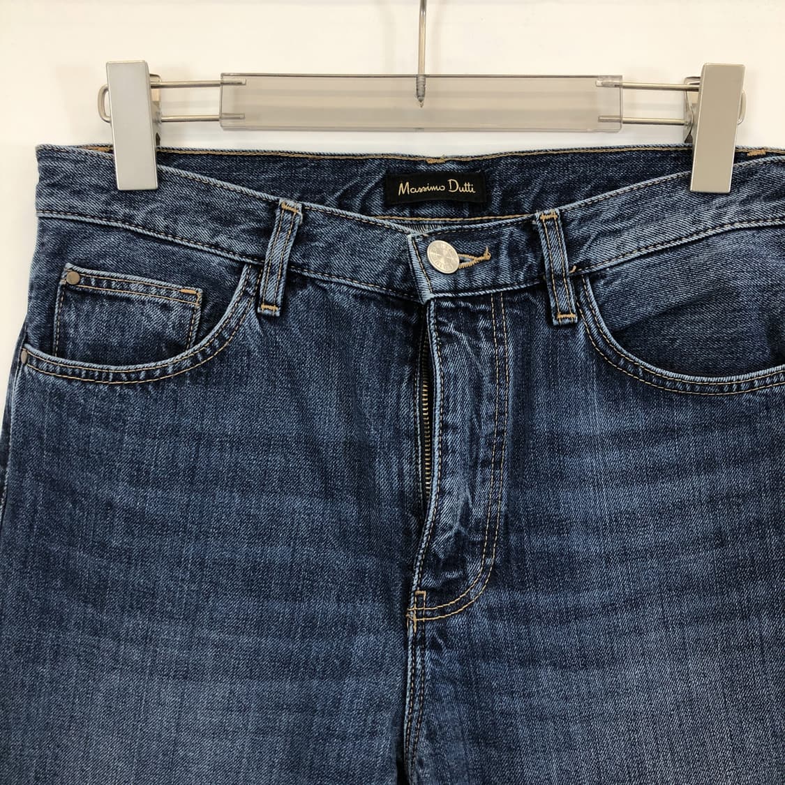 마시모두띠 레더패치 레귤러데님진 26 인치 상품이미지2