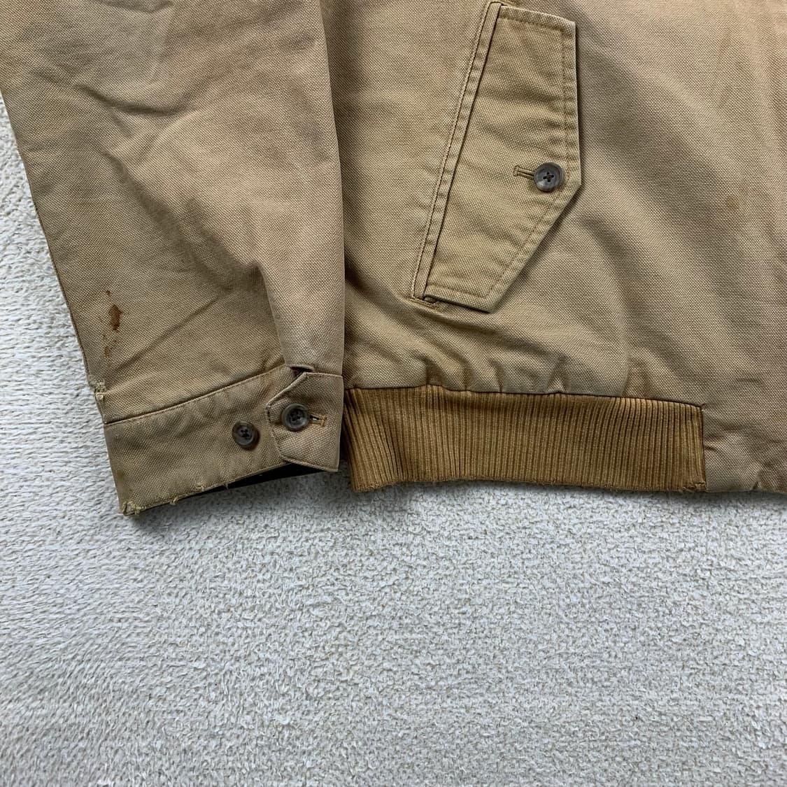 90‘s 폴로 랄프로렌 덕 캔버스 해링턴 자켓 상품이미지3