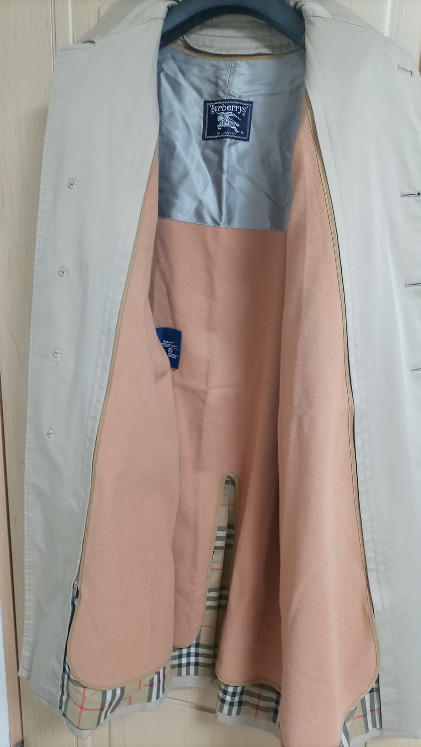 [울 내피포함]정품 버버리 노바체크 트렌치코트 상품이미지5
