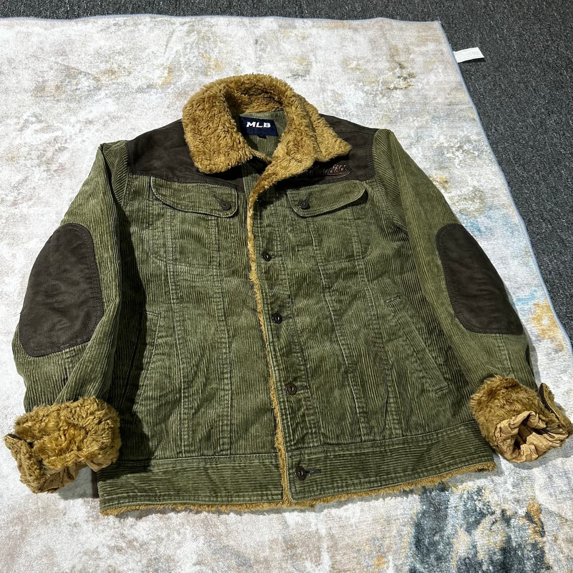 MLB 샌프란시스코 코듀로이 골덴 기모 자켓 상품이미지1