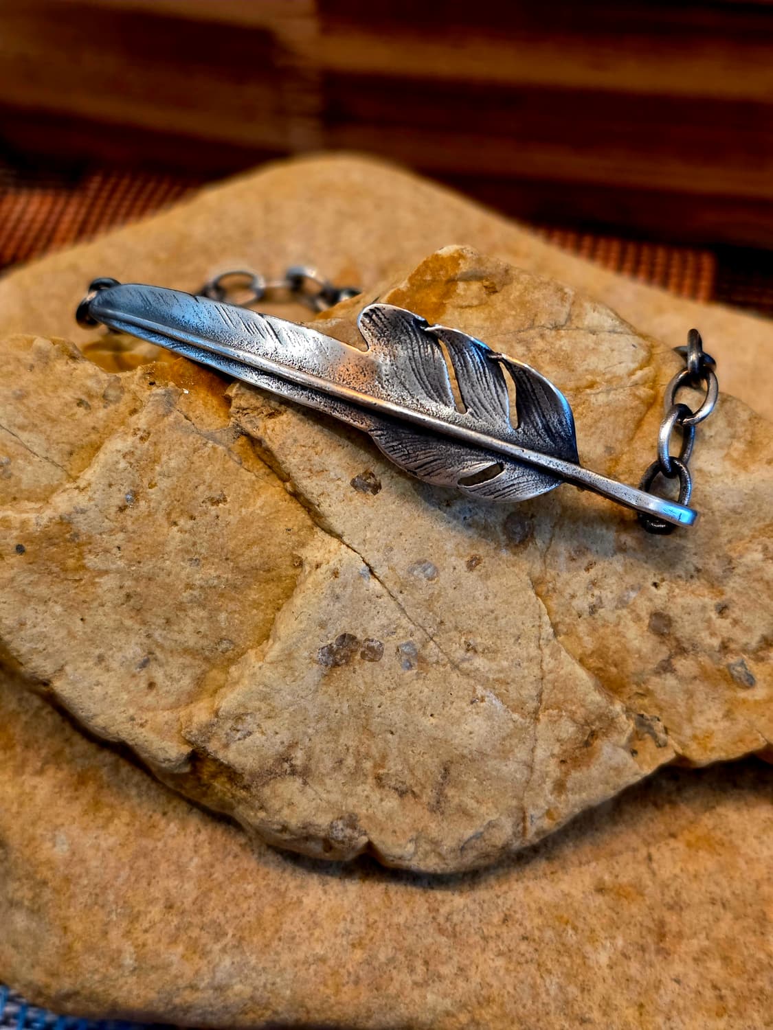 Silver925 American Feather Bracelet 상품이미지1