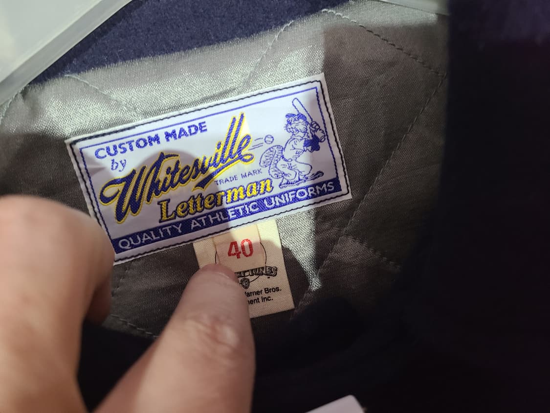 화이츠빌 x 루니툰즈 ROAD RUNNER 바시티자켓 상품이미지5