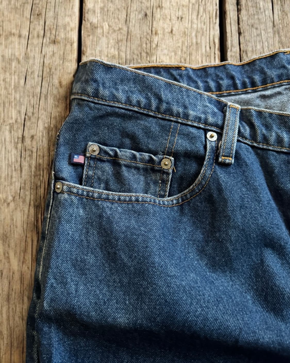 90~00’s 랄프로렌 POLO JEANS 레귤러핏 데님팬츠 상품이미지5