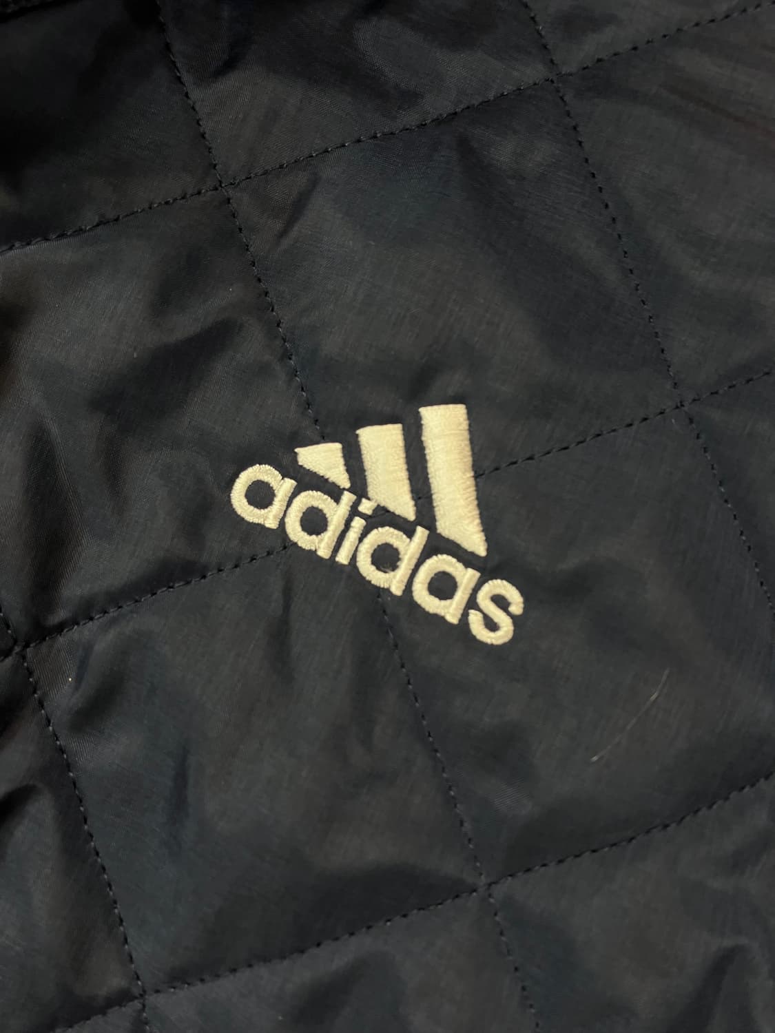 아디다스 퀄팅 져지 네이비 105 #csz3526 상품이미지4