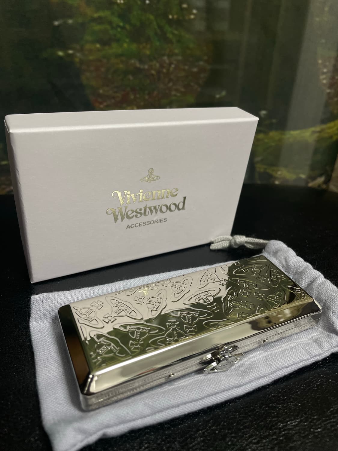 비비안웨스트우드 메탈 슬림 ORB 시가렛 케이스 상품이미지3