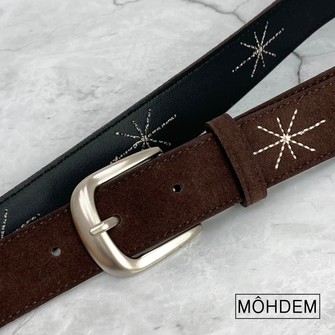 [Unisex] 샤이닝 자수 벨트 3컬러 상품이미지6