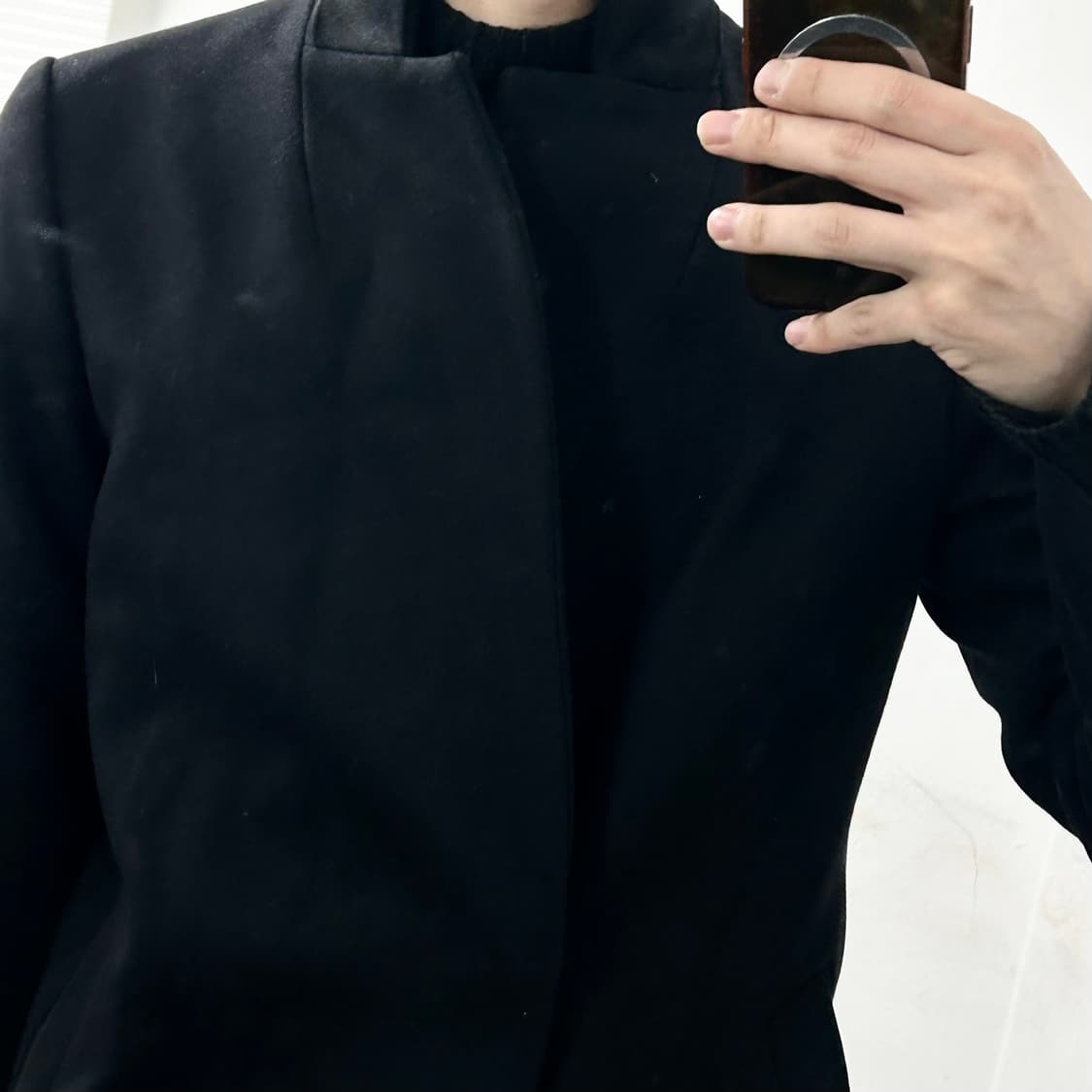 우영미 캐시미어 코트 상품이미지3