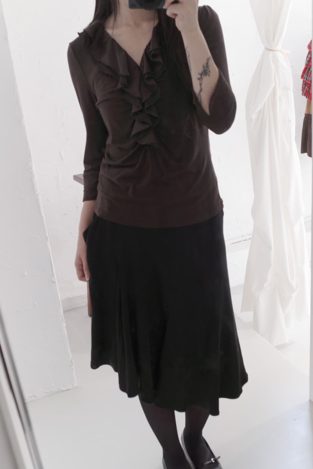 ruffle shirring T  상품이미지7