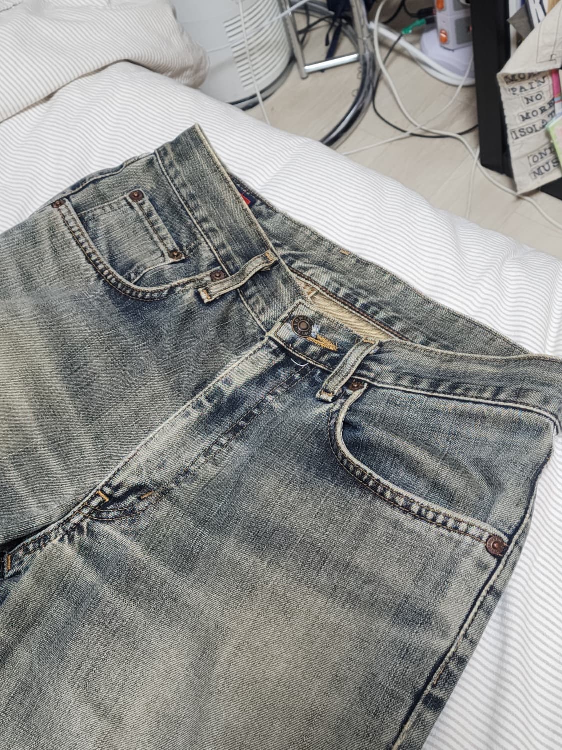 edwin sand washing distressed 503 jeans 상품이미지2
