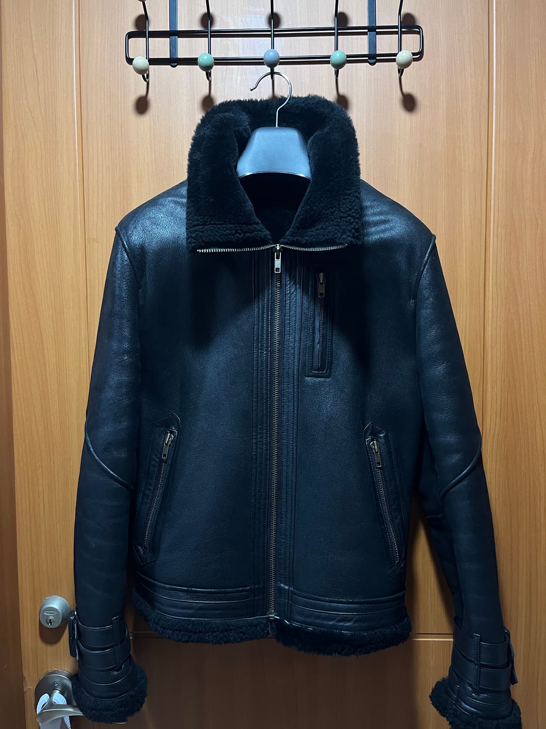 광희시장 리얼 무스탕 버버리 브로섬 더블넥 스타일 상품이미지3