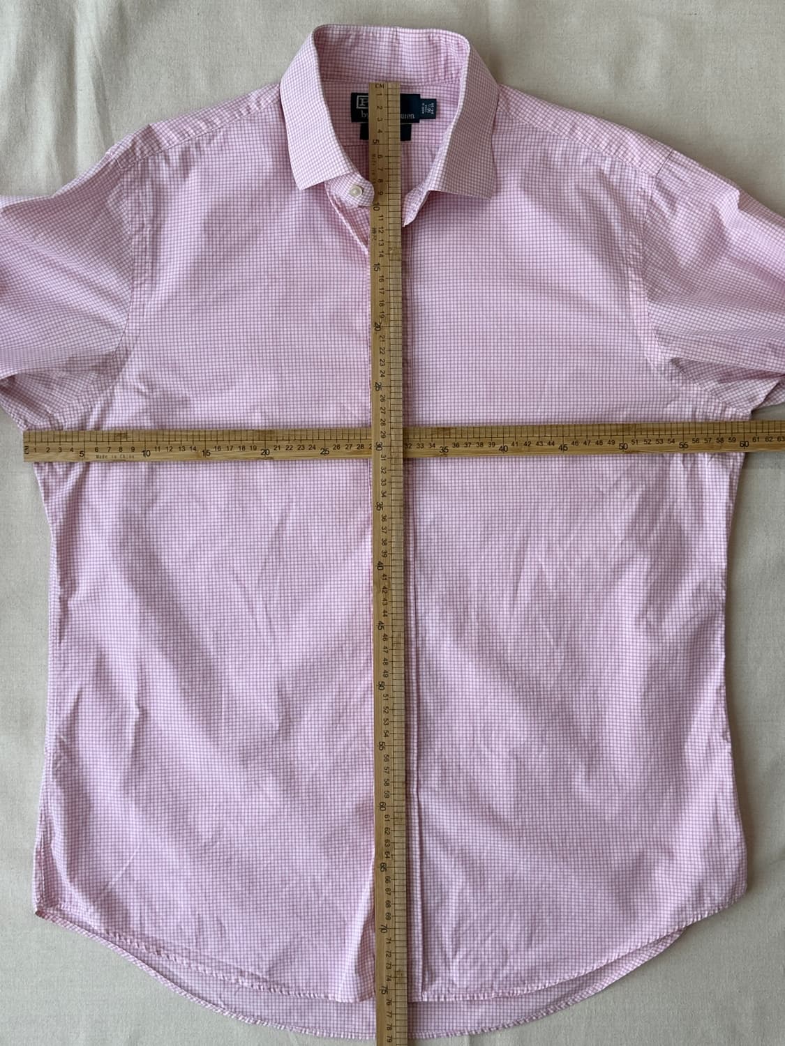 폴로 랄프로렌 핑크 깅엄 체크 포플린 셔츠 16 1/2 상품이미지8