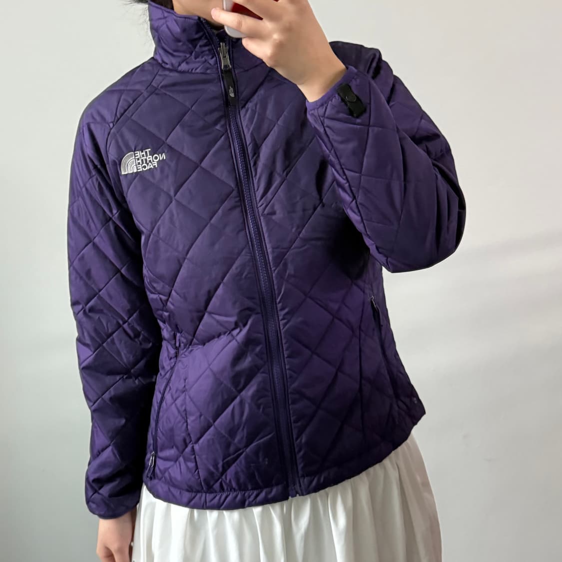 [M] 노스페이스 우먼 퍼플 경량패딩 상품이미지2