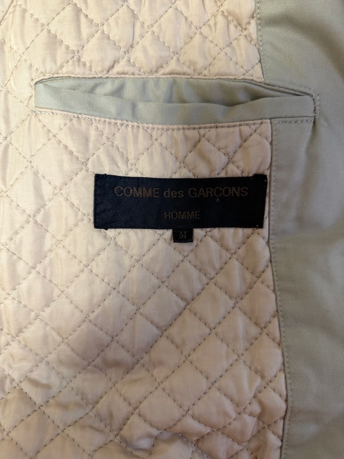 [M]꼼데가르송 옴므 90AW 3D POCKET WORK COAT 상품이미지3