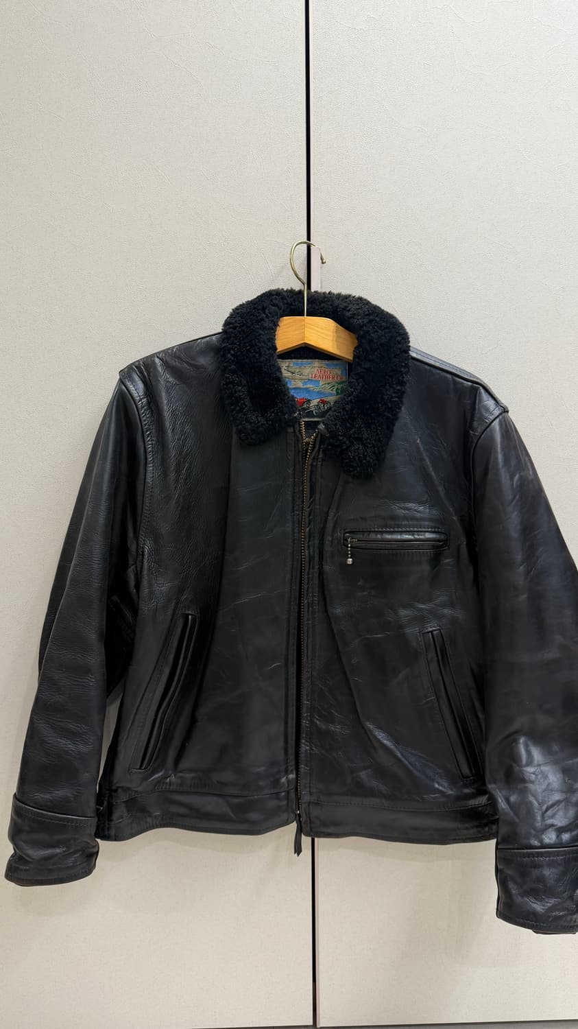 에어로레더 하이웨이맨 크롬악셀 홀스하이드 레더자켓 상품이미지1